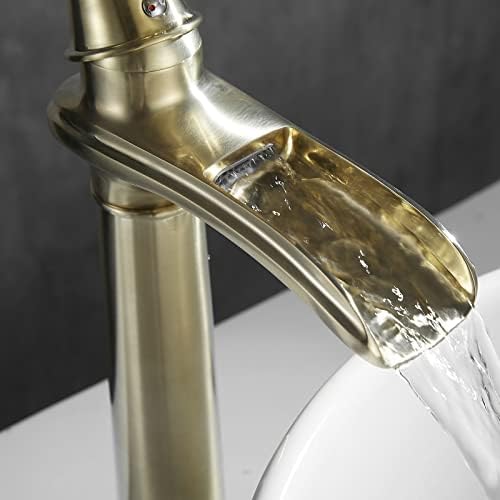 Torneira de vaso de banheiro com torneira de vaso de banheiro dourado escovada de drenagem Dreno,