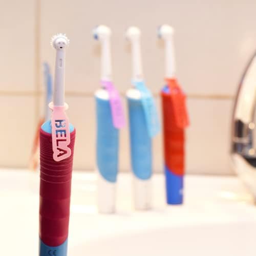 Etiquetas de escova de dentes personalizadas - etiquetas de nome personalizadas para escovas de dentes - acessórios de armazenamento à prova d'água para identificação e organização.