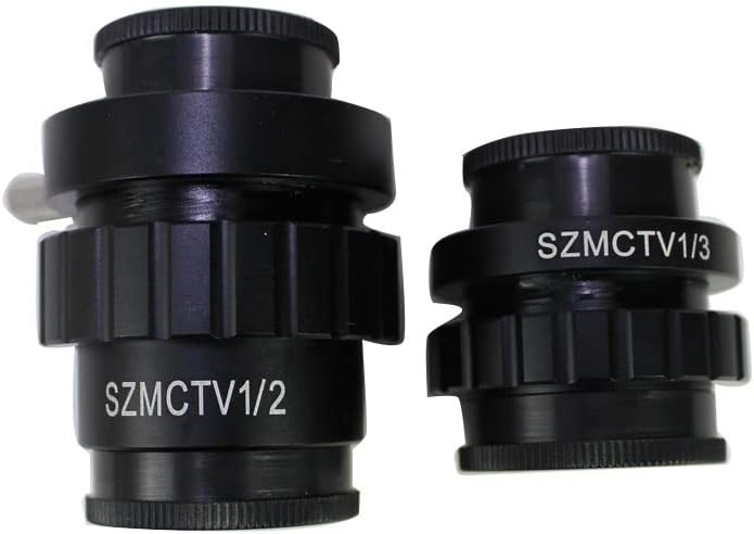 Equipamento de microscópio de laboratório FIERRG CTV 1/2 1/3 1x Adaptador 0,3x 0,5x C Adaptador de lentes
