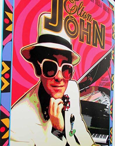 Elton John Poster New Numered Artist Edition 100 Cópias assinadas David Byrd