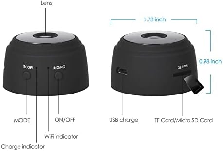 Qiopertar mini câmera wi -fi camera full home security micro came de vídeo gravador de áudio câmera