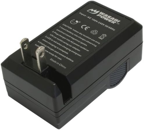 Carregador de bateria de energia Wasabi para Fujifilm NP-120 e Fuji Finepix 603, F10, F11, M603