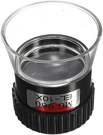 Juqingshanghang1 - 10x Lupa da lente de lupa de lupa monocular de 10x para a educação em casa do laboratório