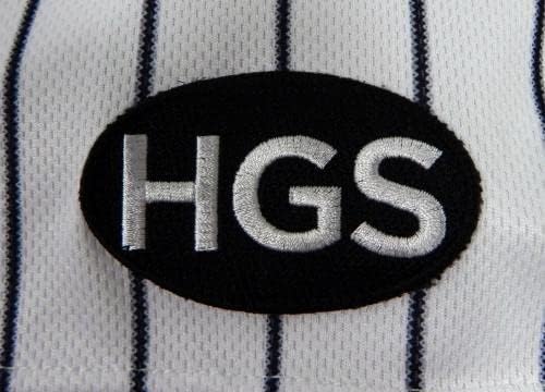 2020 New York Yankees Gary Sanchez #42 Jogo emitiu White Jersey HGS Robinson 5 - Jogo usada MLB Jerseys