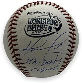 David Ortiz assinou o home run autografado Derby beisebol com JSA de inscrição - bolas de beisebol autografadas