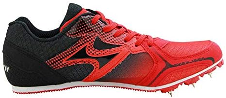 Faixa de saúde Spike Running Running Sprint Shoes e Sapatos de campo Mesh Mesh Blindable Lightweight Professional Athletic Shoes 5599 Azul e vermelho para crianças, meninos, meninas, mulheres, homens
