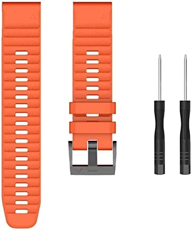 Twrqa 26 22mm Wick Fit Watch Band para Garmin Fenix ​​7 7x 6x 6Pro assistir Silicone Easy Fit Wrist Strap for fenix
