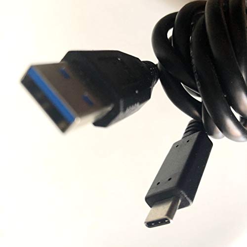 USB-C Dados 3.0 Cabo e cordão para Logitech Brio-Ultra HD Webcam, 6,5 pés de comprimento