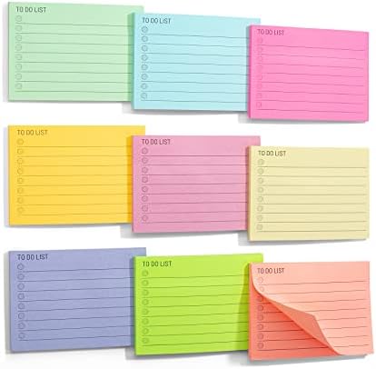 Sr. Pen- Fazer Lista Sticky Notes, 3 x4, 360 folhas, cores variadas para fazer listar bloco de notas,