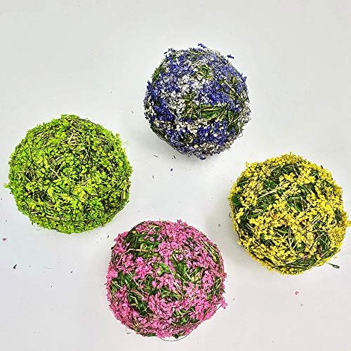 Bom compra de compra artesanal de plantas verdes naturais bolas de musgo coloridas tigelas decorativas para decoração de festa em casa Display
