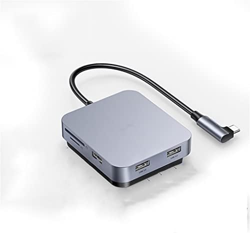 Zlxdp 5 em 1 tipo Ugreen USB C Hub para USB 3.0 5Gbps TF/SD Card 104MB/S Acessórios magnéticos