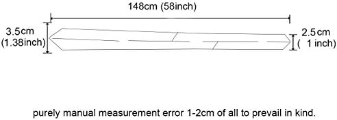 Gusleson Moda 1,38 （3,5cm) CoCTIE formal de cor sólida para homens + caixa de presente