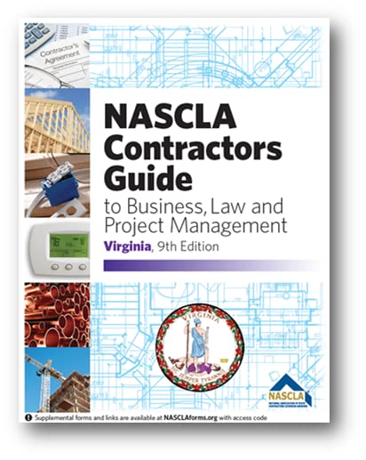 Guia de contratados da Virginia -Nascla para negócios, direito e gerenciamento de projetos, Virginia 9th Edition - pacote de guias