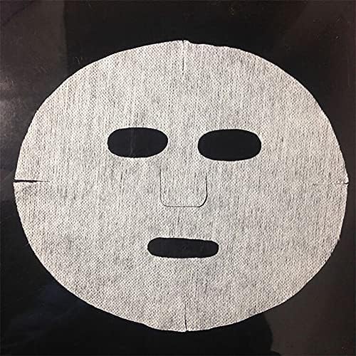 CCHUDE 100 PCS PCS White DIY pré-corte máscara facial folha de papel facial Spa natural Cuidado com a pele do papel de fibra de pele