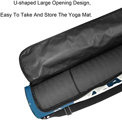 Bolsa de transportadora de tapete de ioga de veado de natal com alça de ombro de ioga bolsa de ginástica bolsa de