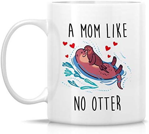 Retreez Funny Caneca - Uma mãe como nenhuma lontra Outras canecas de café com chá de cerâmica