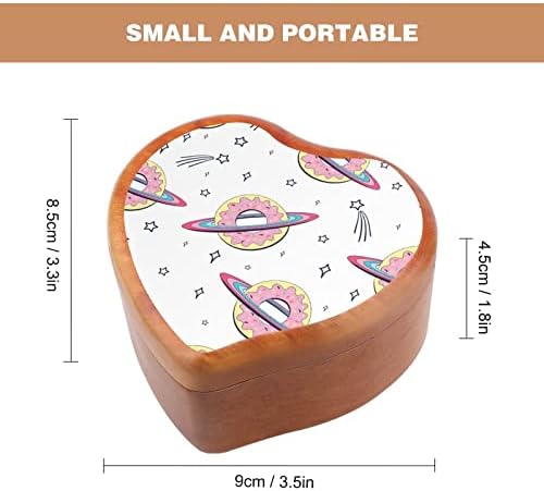 Caixa musical de madeira do Donut Planet Caixa de Donut Planet Boxes Melhor Presente para Aniversário
