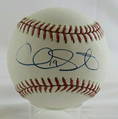 Chris Stewart assinou o Autograph Autograph Rawlings Baseball B119 - Bolalls autografados