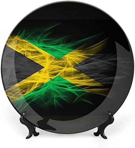 Placas decorativas de cerâmica personalizadas da Jamaica Flag.