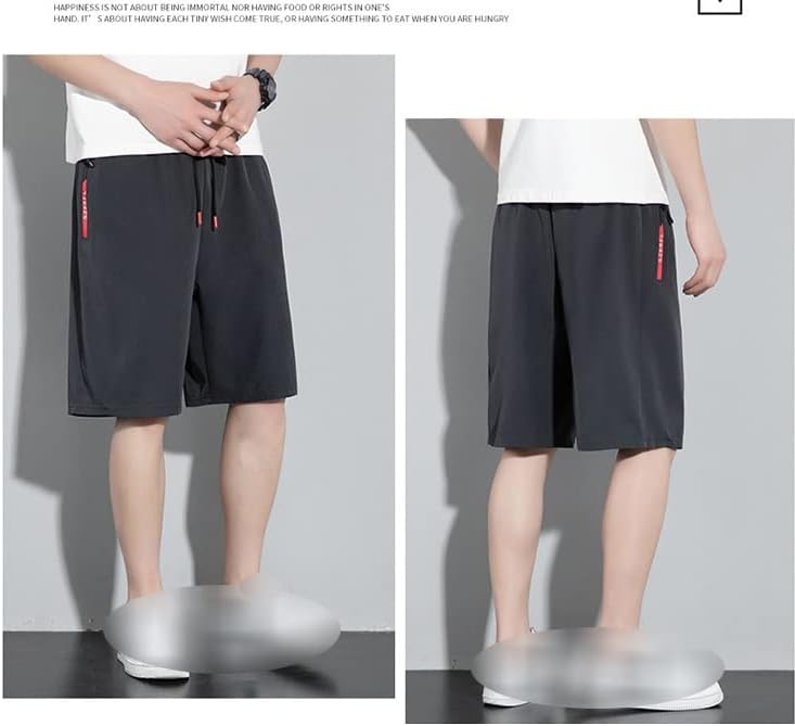 Shorts casuais do SELSD para o verão masculino confortável e fria, esportes de cortina reta de shorts tretos