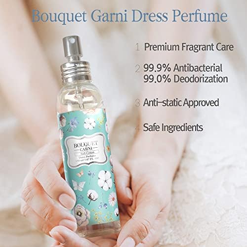Bouquet Garni Dress Perfume algodão macio - fragrância rica duradoura - odor removendo perfume feminino