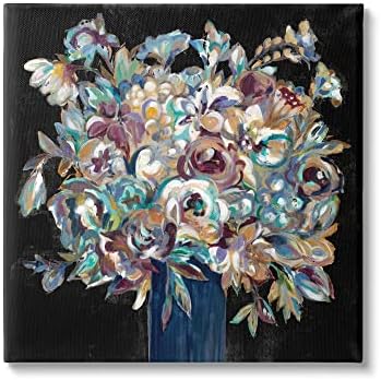Stuell Industries Modern Flower Bouquet Pintura Arte da parede de lona, ​​design de Liz Jardine