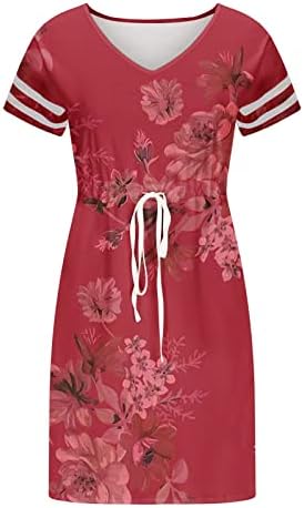 Vestidos de manga curta femininos vestidos gráficos de decote de decote de decote renda spandex lounge midi summer outono vestidos 2023 pd