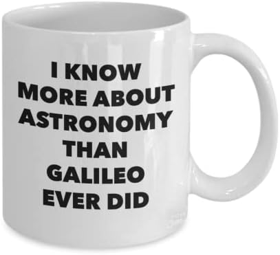 Presentes de astronomia que eu conheço mais do que Galileu fez a astronomia decoração de presentes de astronomia para homens presentes de astronomia para mulheres impressão de astronomia