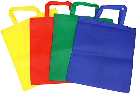 Sacos reutilizáveis ​​de pano de manuseio curto do falcão com variedade de cores: - AP15