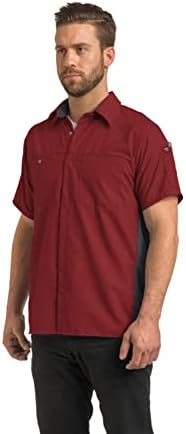 Red Kap Men's Standard Sleeve Performance Plus Shop Shirt With OilBlok Technology