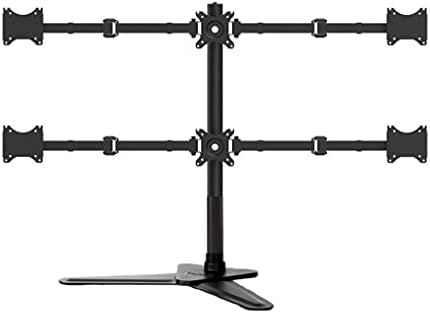 MHYFC Desktop Freely Standing Six Monitor LCD Stand Arma Ajuste Ajuste Stand Stand TV Suporte para 6 10