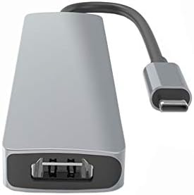 Hub do tipo C para adaptador compatível com HDMI 4K 3 USB C Hub com TF Security Digital Reader Slot para Pro