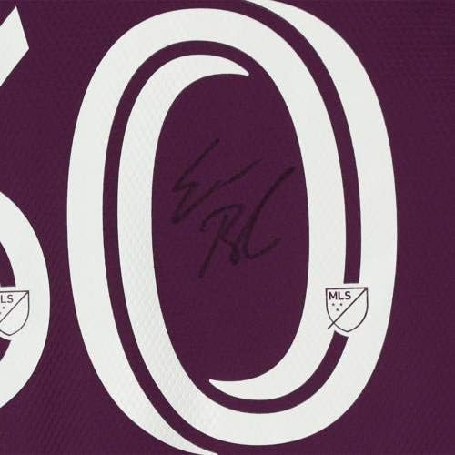 Evan Bush Vancouver Whitecaps FC Autografado Match Used 30 Jersey roxa da temporada de 2020 MLS - camisas