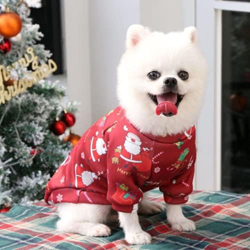 Moletom de Natal para cães Puppy Pets Dog Roupas para outono e inverno