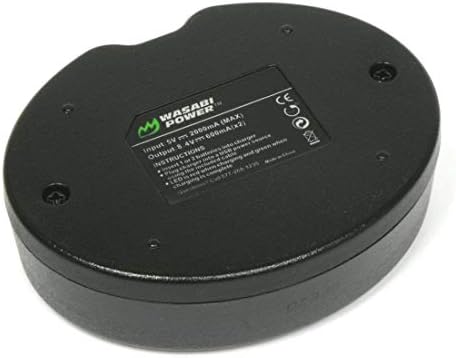 Carregador de bateria USB de potência Wasabi para Leica BP-DC15 e Leica D-Lux