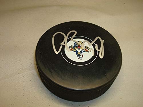 Brad Boyes assinou o panteras da Flórida Puck Puck autografado 1b - Pucks autografados da NHL