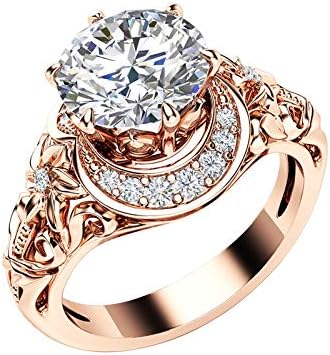 2023 Novo requintado requintado com comemorar o anel de noivado de jóias de casamento acessórios