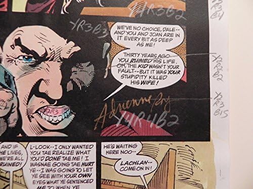 Vintage Batman Shadow Bat Part #10 Color Guide assinado Adrienne Roy com C.O.A pg18