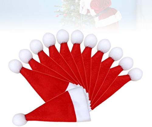 20pcs Natal Hats de Santa Tableware Teclare Sagraware Bolsa de armazenamento de talheres de faca de faca de faca de faca de faca