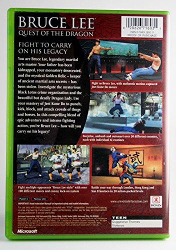 Bruce Lee: Quest of the Dragon - Xbox