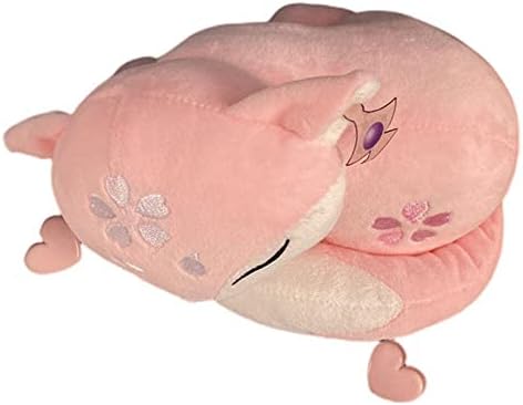 Sagtas 7,9 /20cm Genshin Impacto Yae Miko Fox Plush Toy Toy Cute de cartoon travesseiro de boneca