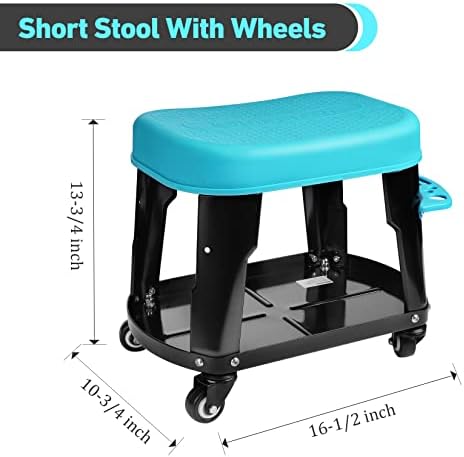 Duratech Rolling Mechanic Stool e Magnetic Fit Medido