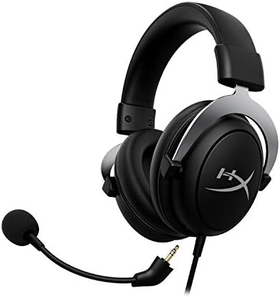 Hyperx Cloud II - fone de ouvido para jogos, 7.1 Surround Sound & Cloudx, fone de ouvido de jogos licenciado pelo Xbox oficial, compatível com Xbox One e Xbox Series X | S, almofadas de ouvido de espuma de memória, prata