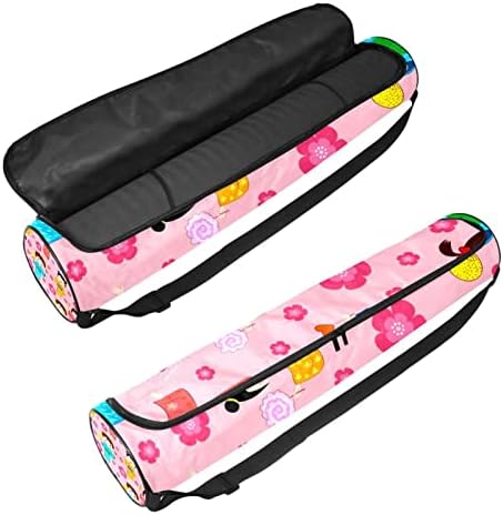 Ratgdn Yoga Mat Bag, Japan Kids Sakura Exercício ioga transportadora de tapete full-zip yoga tape