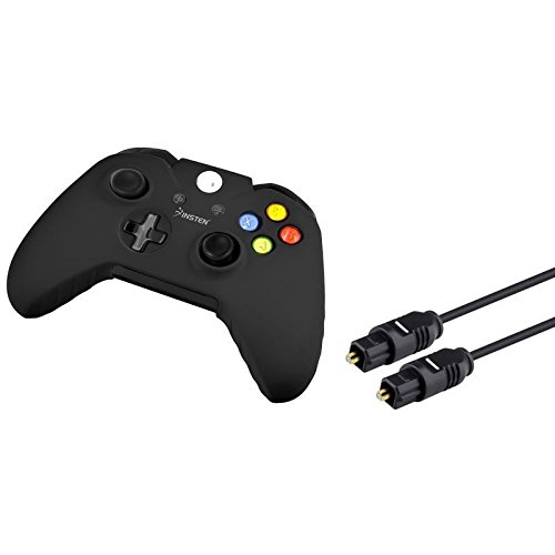 12 pés digitais Toslink Audio Cable Cord+Caso de pele preta para Xbox One
