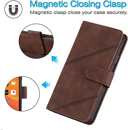 Caso Bholsa para iPhone 11/11Pro/11pro Max, capa de capa da carteira de couro de alta qualidade com tampa magnética e suporte de couro à prova de choque