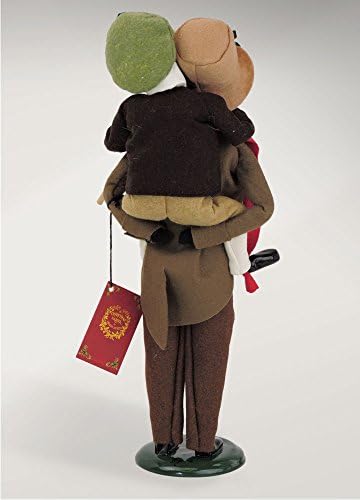 Byers 'Choice Bob Cratchit e Tiny Tim Caroler Figure 209 da coleção A Christmas Carol