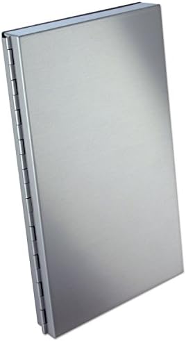 Saunders 10507 Snapak Alumínio-Open Forms Pasta de 3/8 polegadas Clipe 5 2/3 x 9 1/2 folhas de prata