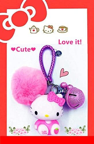 Girls fofas cadeia -chave para meninas mulheres kawaii gato chaves presentes de gatinhos acessórios de bolsa