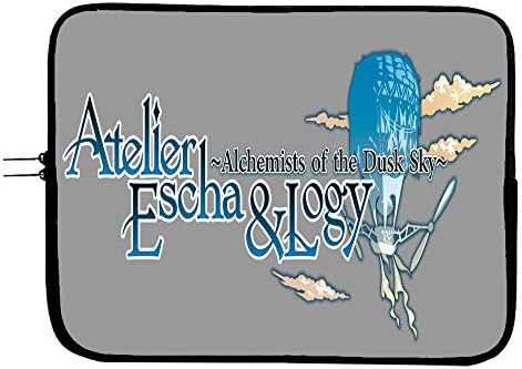ATELIER ESCHA & LOGY: Alquimistas da capa de laptop de anime do anoite